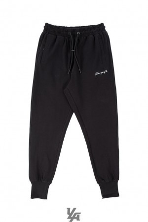 Pantalon Jogger YoungLA Cloud Joggers Hombre Negras | 29PBANSKC
