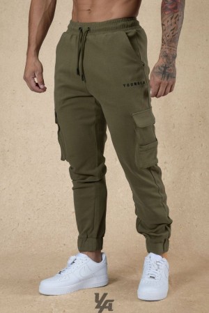 Pantalon Jogger YoungLA Cloud Rambo Joggers Hombre Verde Oliva | 29XWDUZKG