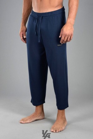 Pantalon Jogger YoungLA Dreamer Sleeping Pajamas Hombre Azul Marino | 48WSNPFCY