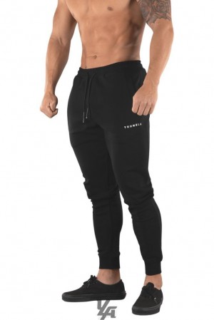 Pantalon Jogger YoungLA Elite Joggers Hombre Negras | 43FHJIBCE