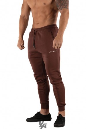 Pantalon Jogger YoungLA Elite Joggers Hombre Marrones | 41HNCBRZE