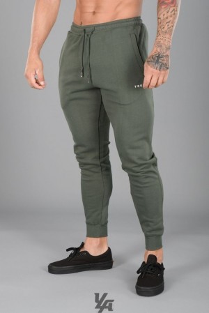 Pantalon Jogger YoungLA Elite Joggers Hombre Verde | 90UHLTJMX