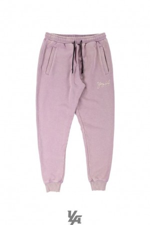 Pantalon Jogger YoungLA Gin N Juice Joggers Hombre Lavanda Azules | 61XQTNFYG
