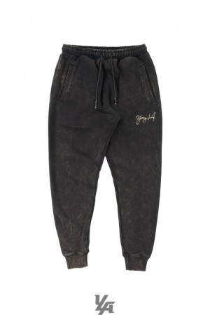 Pantalon Jogger YoungLA Gin N Juice Joggers Hombre Marrones Azules | 94QCLAUBJ