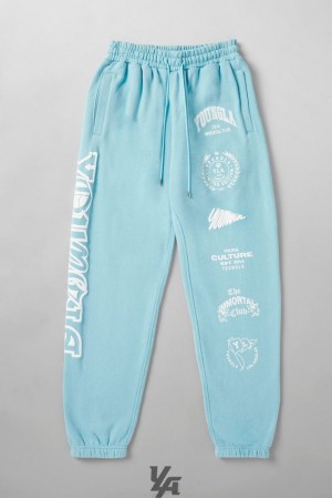 Pantalon Jogger YoungLA Immortal Killer Joggers Hombre Azules | 17HVYCJDR
