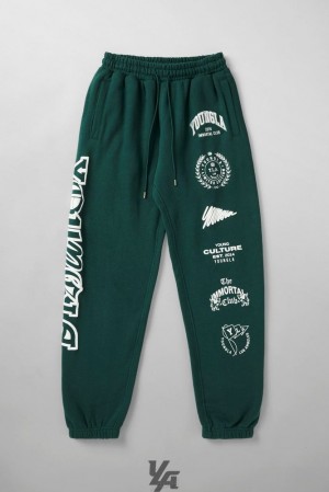 Pantalon Jogger YoungLA Immortal Killer Joggers Hombre Verde | 62TOANXPI