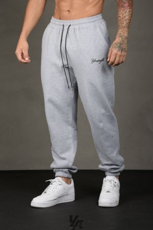 Pantalon Jogger YoungLA Joggers Hombre Gris | 80CDXAKPO