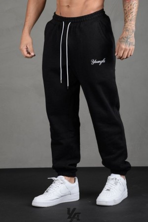 Pantalon Jogger YoungLA Joggers Hombre Negras | 56XLDIAFG