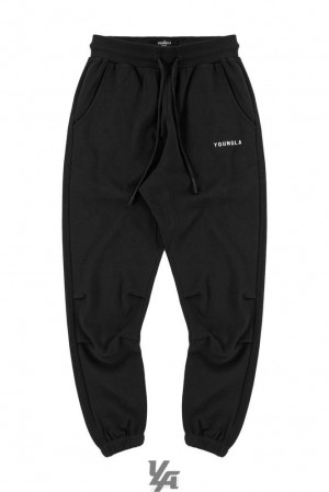 Pantalon Jogger YoungLA Kick-back Joggers Hombre Negras | 74AESFDHT