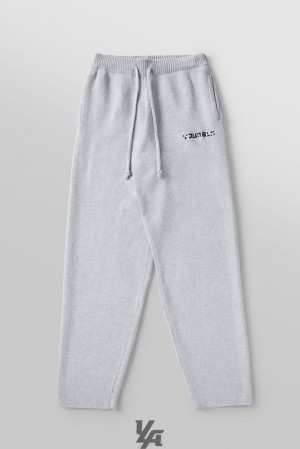 Pantalon Jogger YoungLA Knitted Joggers Hombre Gris | 14CZHEKOT