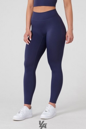 Pantalon Jogger YoungLA Level Up Leggings Mujer Azules | 03OKEIUHN