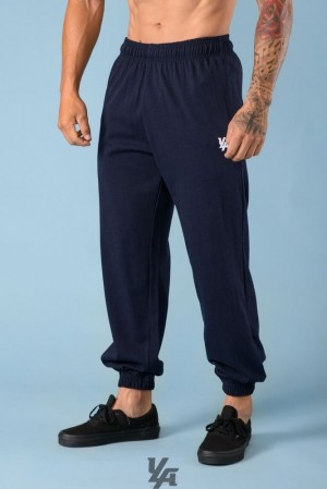 Pantalon Jogger YoungLA Pump Cover Joggers Hombre Azul Marino | 31XEDMOPS