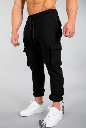 Pantalon Jogger YoungLA Rambo Combat Joggers Hombre Negras | 83YRXHLQN