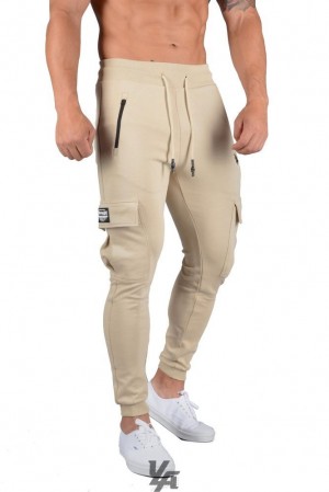 Pantalon Jogger YoungLA Superlative Joggers Hombre Cement | 38EGTJPDZ