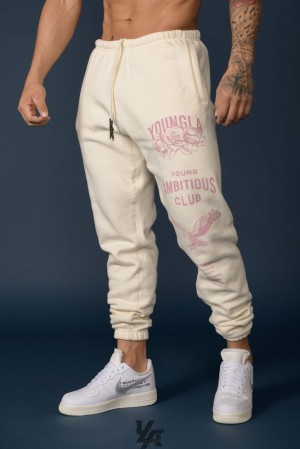 Pantalon Jogger YoungLA The Immortal Joggers Hombre Blancas | 26NBDQXMK