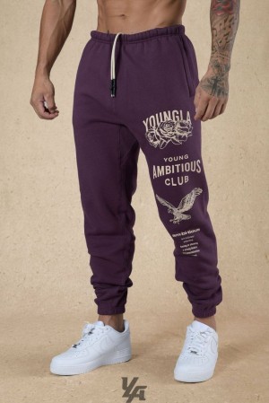 Pantalon Jogger YoungLA The Immortal Joggers Fall 22" Hombre Moradas | 03XDUYRFB