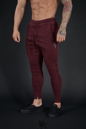 Pantalon Jogger YoungLA The Perfect Joggers Hombre Burdeos | 19DUTAZLE