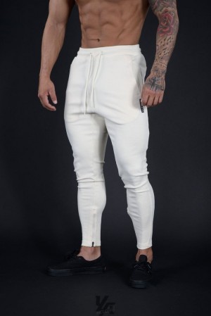 Pantalon Jogger YoungLA The Perfect Joggers Hombre Blancas | 72ZEGBFKR