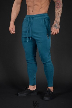 Pantalon Jogger YoungLA The Perfect Joggers Hombre Turquesa | 58VANOFHR