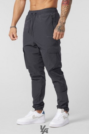 Pantalon Jogger YoungLA Travel Cargo Joggers Hombre Negras | 21CYHXBIE