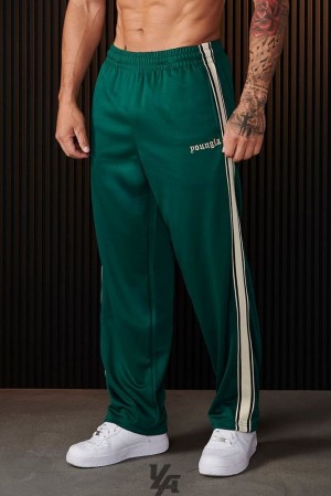 Pantalon Jogger YoungLA Warm Up Pants Hombre Verde | 43SATXMKI