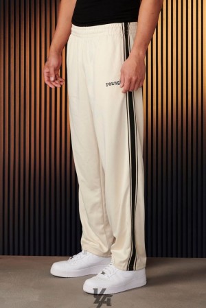 Pantalon Jogger YoungLA Warm Up Pants Hombre Blancas | 75JIDLWXO