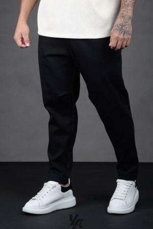 Pantalon YoungLA Cafe Trousers Hombre Negras | 09TKGVYFL
