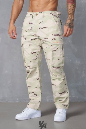 Pantalon YoungLA Camo Tactical Cargos Hombre Camuflaje | 87NMBSVXY