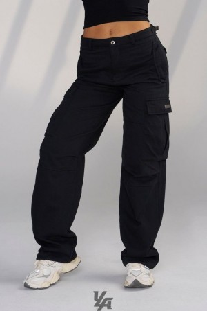 Pantalon YoungLA Metro Cargos Mujer Negras | 21PVBXSED