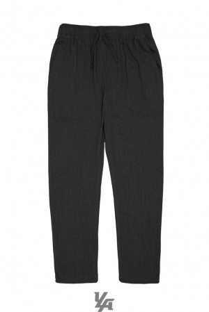 Pantalon YoungLA Simply Linen Pants Hombre Negras | 54ZTOMAEQ
