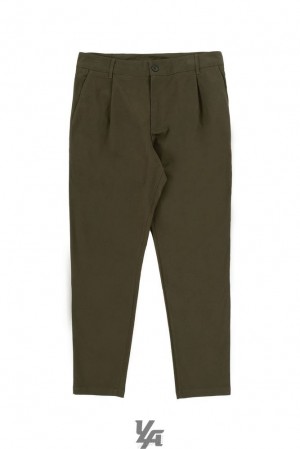 Pantalon YoungLA Slim Fit Chino Pants Hombre Verde Oliva | 24OFTMKQP