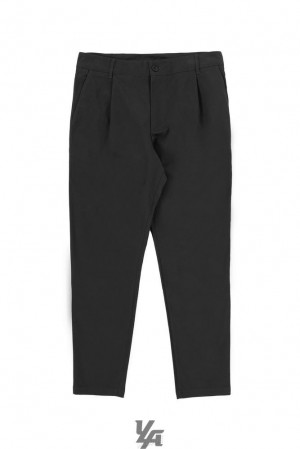Pantalon YoungLA Slim Fit Chino Pants Hombre Negras | 72XNQGOWE