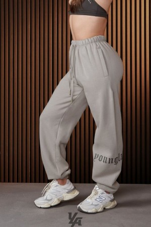 Pantalon YoungLA Urban Cuff Jogger Mujer Moonstone | 03KLAIESR