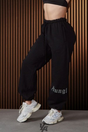 Pantalon YoungLA Urban Cuff Jogger Mujer Raven | 74PURMHYD