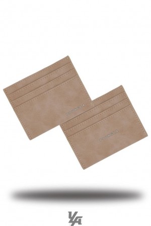Porta Tarjeta YoungLA Executive Card Holder Hombre Marrones | 56PXLAKDI