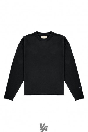 Ropa De Abrigo YoungLA Anarchy Crewnecks Hombre Negras Azules | 20PTWDHOM