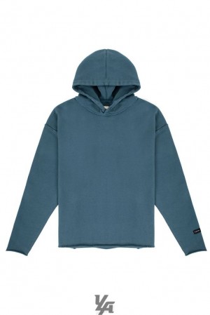 Ropa De Abrigo YoungLA Anarchy Hoodies Hombre Turquesa Azules | 29DHJEZOC