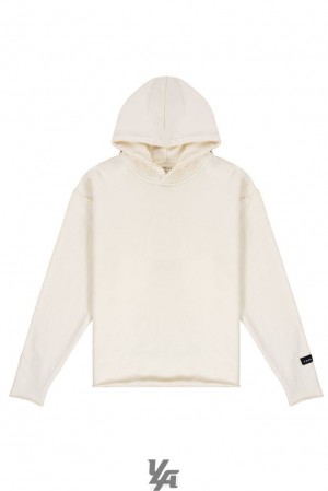Ropa De Abrigo YoungLA Anarchy Hoodies Hombre Blancas Azules | 89NJSDXPL