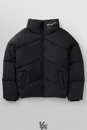 Ropa De Abrigo YoungLA Apollo Puffers Hombre Negras | 46OXUNJID