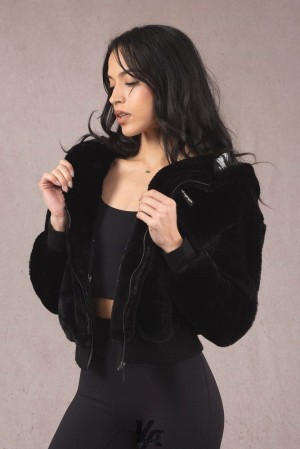 Ropa De Abrigo YoungLA Bliss Bomber Mujer Negras | 52HCXSKNL