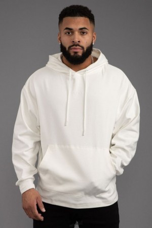 Ropa De Abrigo YoungLA Cloud Hoodies Hombre Blancas | 19TILFCMQ