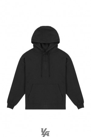 Ropa De Abrigo YoungLA Cloud Hoodies Hombre Negras | 89XZGYKFW