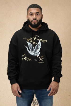 Ropa De Abrigo YoungLA Dreamer Hoodies Hombre Negras | 50SRQZOVD