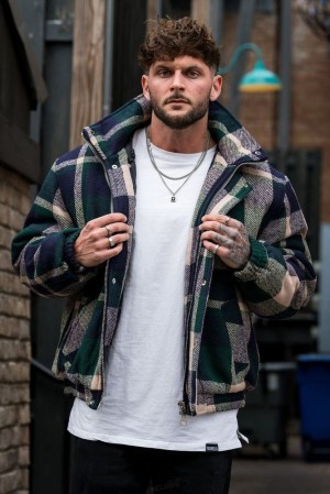 Ropa De Abrigo YoungLA Kingpin Jackets Hombre Verde | 18LDBRNHA