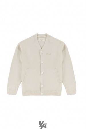 Ropa De Abrigo YoungLA Lah Cardigans Hombre Blancas | 91WSIKQCH