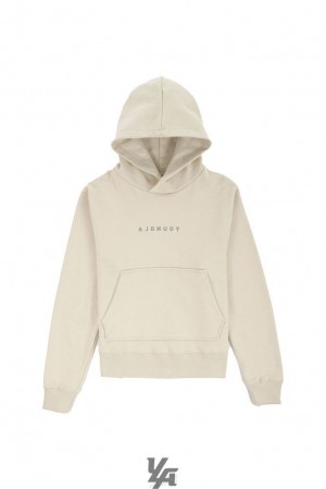 Ropa De Abrigo YoungLA Mirror Excellence Hoodie Hombre Beige | 60DFQJWVE