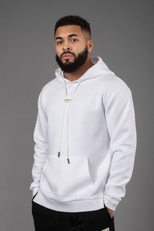 Ropa De Abrigo YoungLA Pro-tech Hoodies Hombre Blancas | 40IBSVDCA