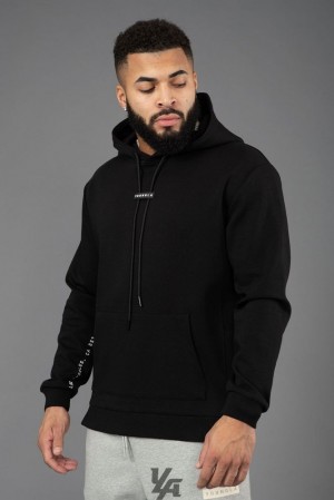 Ropa De Abrigo YoungLA Pro-tech Hoodies Hombre Negras | 62MWHXFIS