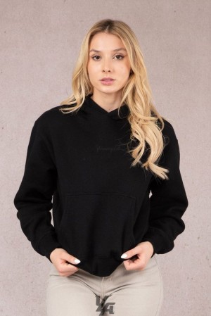 Ropa De Abrigo YoungLA Staple Hoodie Mujer Negras | 05ZYIRHUM
