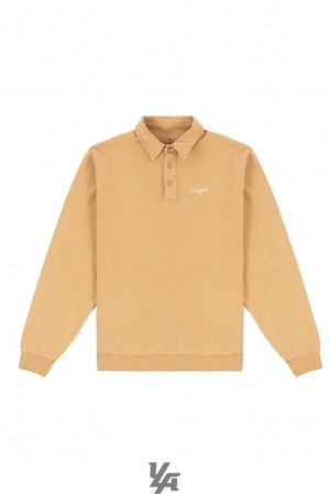 Ropa De Abrigo YoungLA The Modern Polo Hombre Marrones | 62KCUQXBR